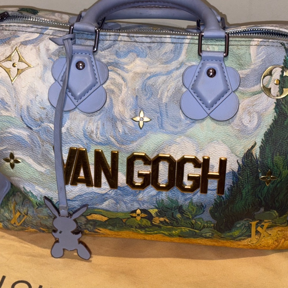 Blue Designer Handbag